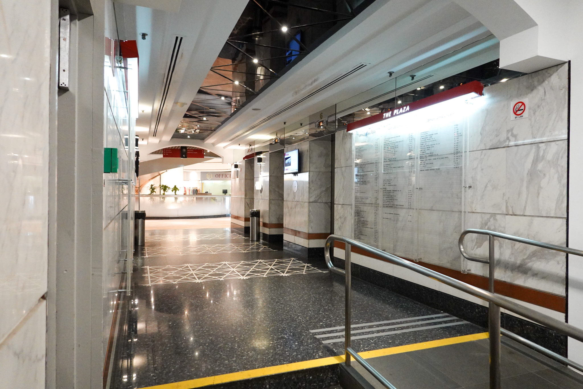 When you arrive at the lift lobby, take the lift up to Level 4.