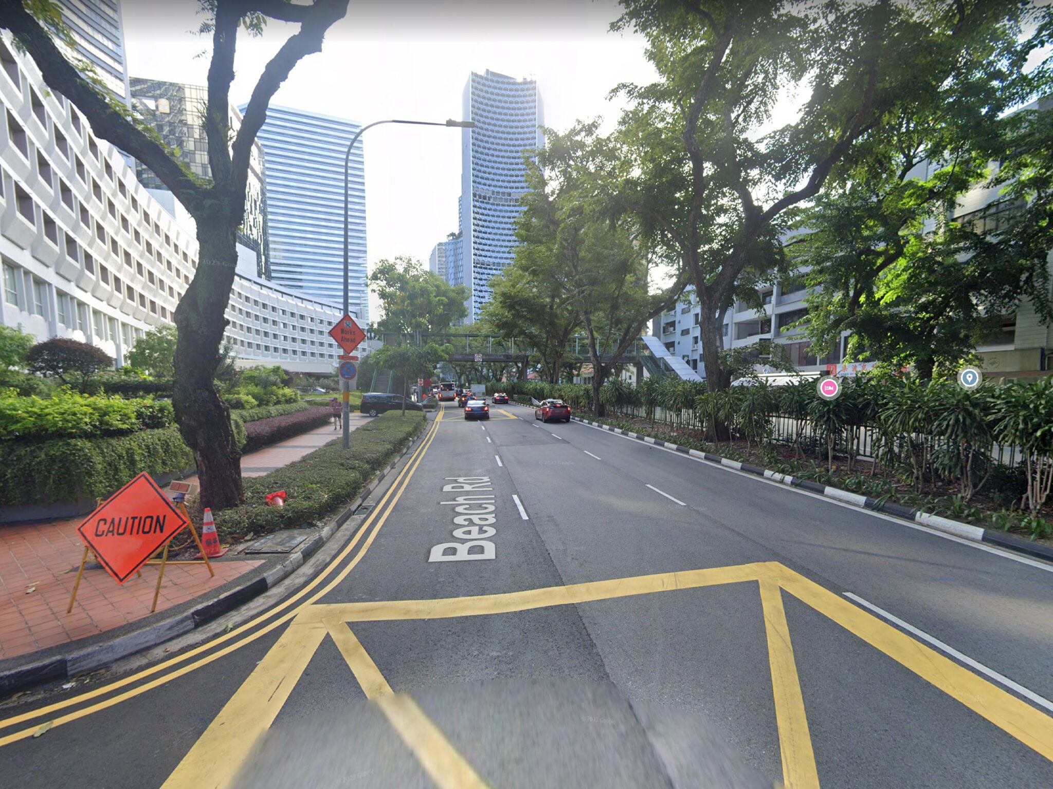 Drive along beach road.